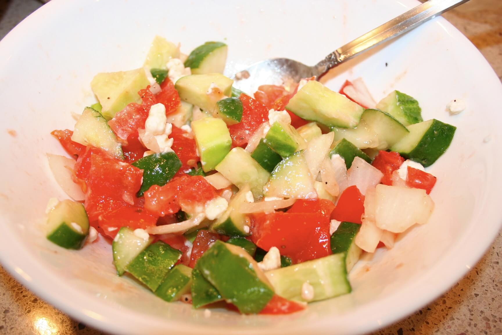 Simple Greek Salad Madindy